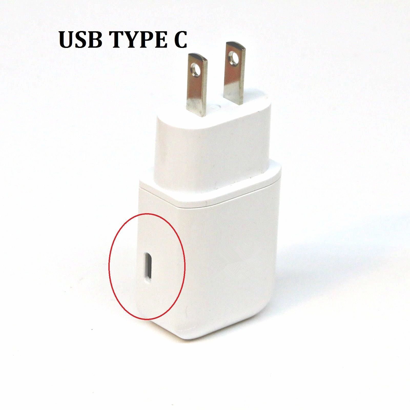 Adaptateur secteur à charge rapide USB-C, chargeur mural et câble USB-C (1 m)