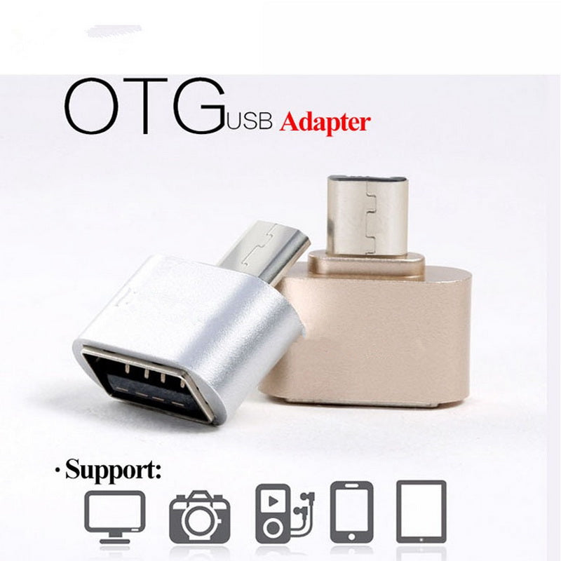 (Paquet de 2) Adaptateur USB-A femelle vers Micro USB mâle Connecteur OTG