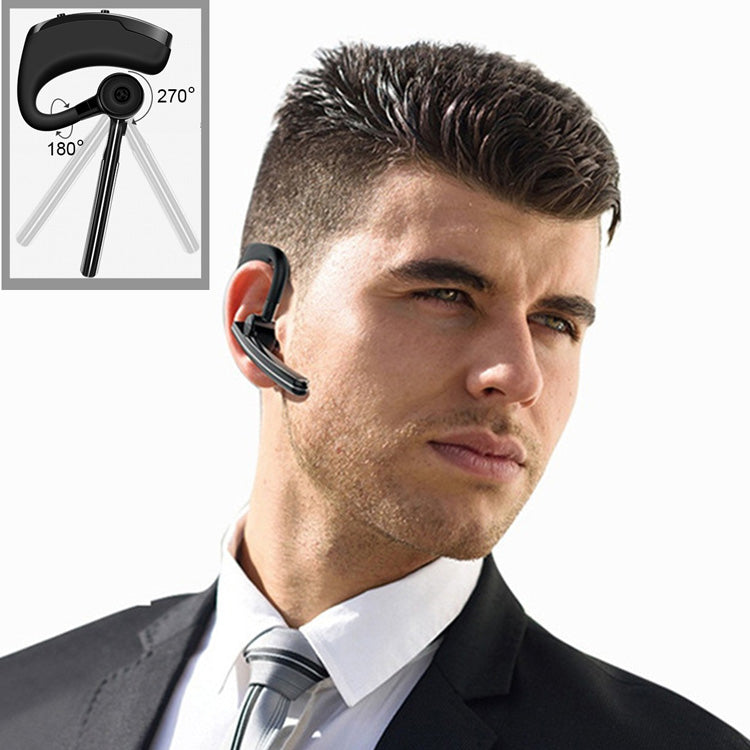 Casque Bluetooth sans fil, mains libres, crochet d'écouteurs intra-auriculaires, suppression du bruit stéréo et micro