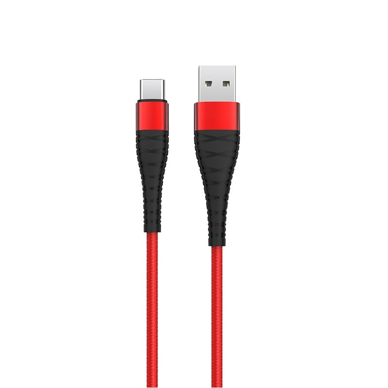 Câble de données de charge rapide USB-C tressé en nylon (1 m)