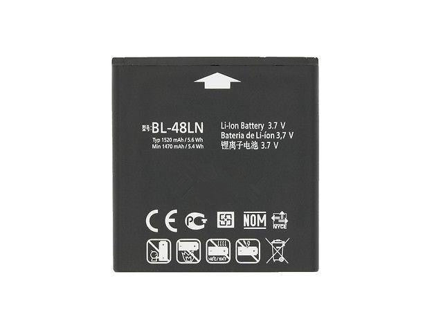 Batterie de remplacement pour LG MyTouch Q (C800) / Optimus Elite (LS696 VS696) / 3D Cube Max (P725 P720), BL-48LN
