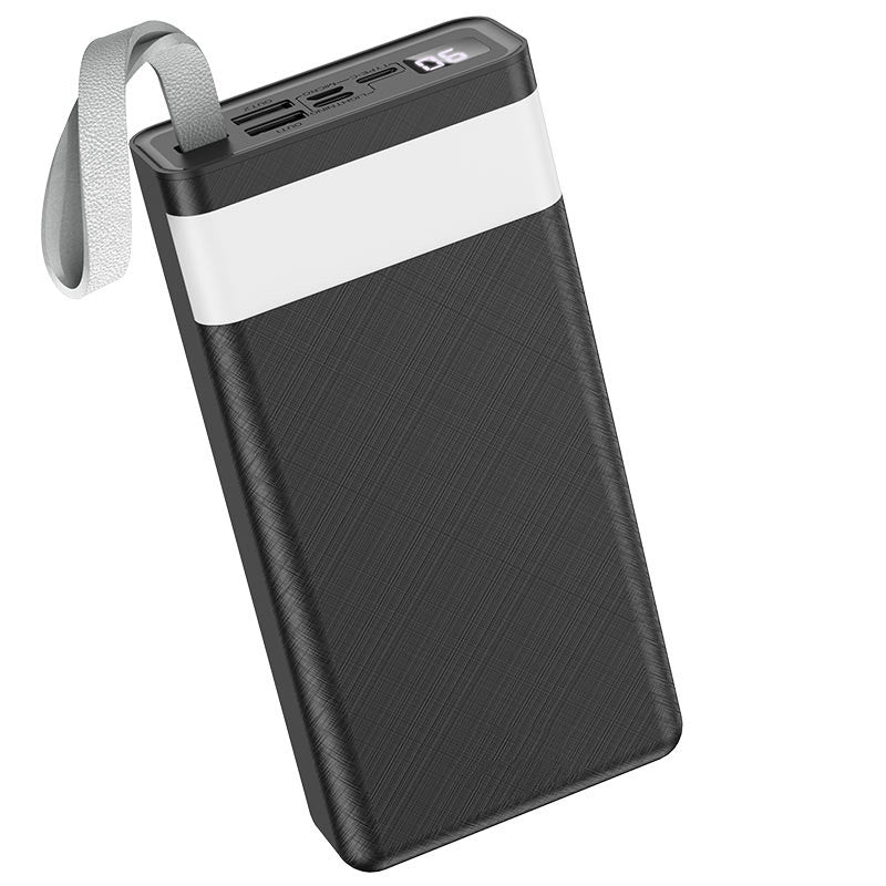 (30 000 mAh) Chargeur de batterie Lightning Micro USB USB-C Banque d'alimentation portable avec lampe