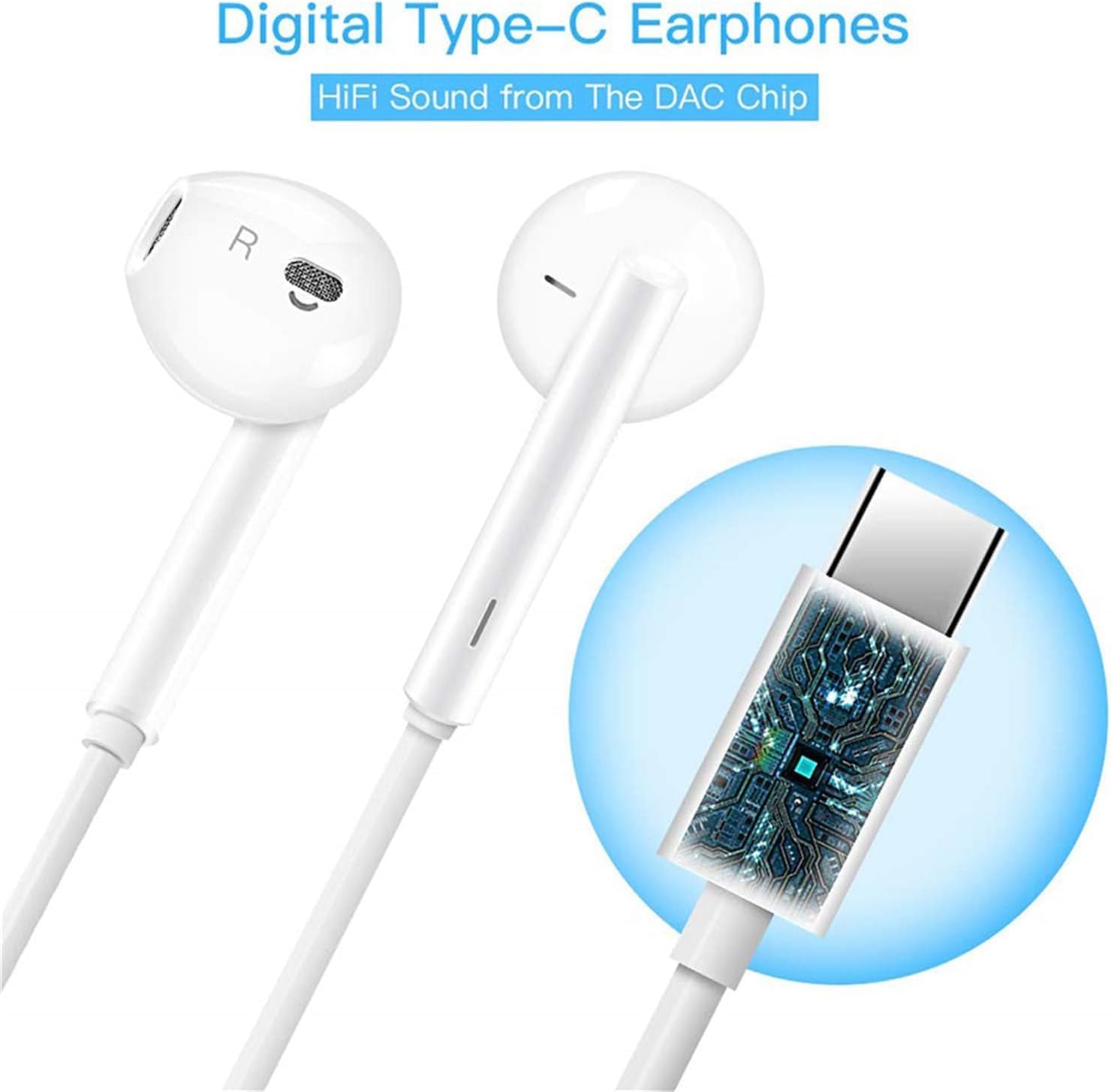 Écouteurs intra-auriculaires filaires Lightning avec boutons de volume et micro