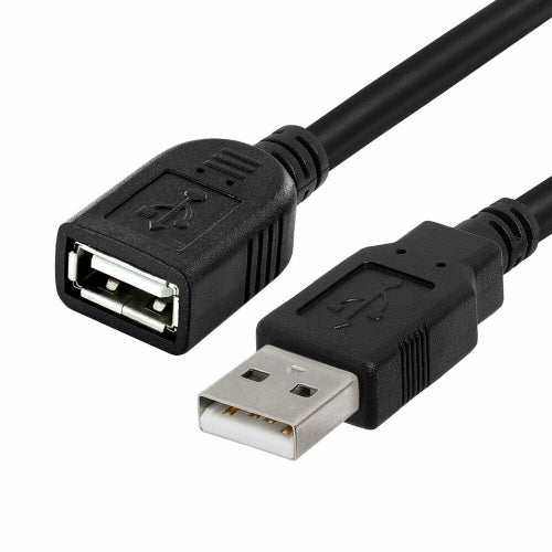 Câble de charge d'extension USB-A femelle vers mâle (1 m)