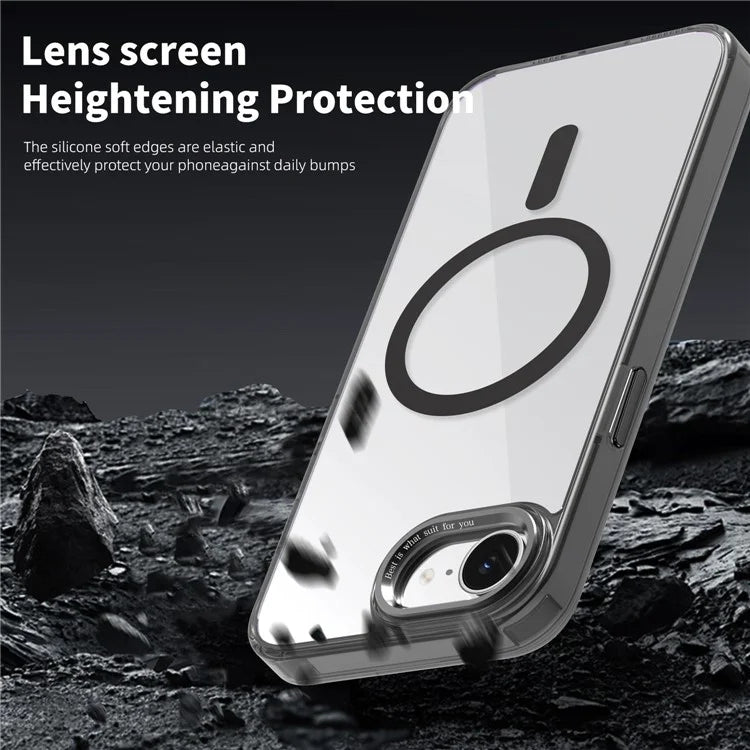 Coque hybride transparente MagSafe pour iPhone 16e