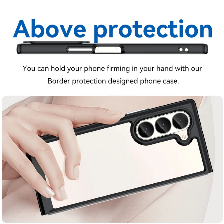 Coque mate translucide pour Samsung Galaxy Z Fold 6