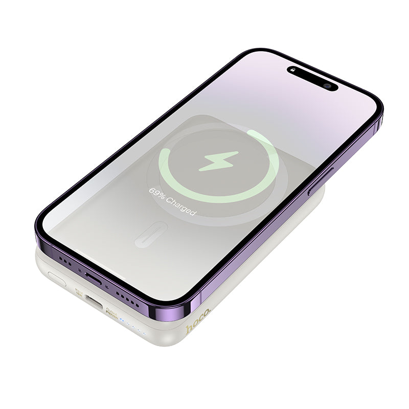 (10 000 mAh) Chargeur sans fil magnétique MagSafe Banque d'alimentation portable