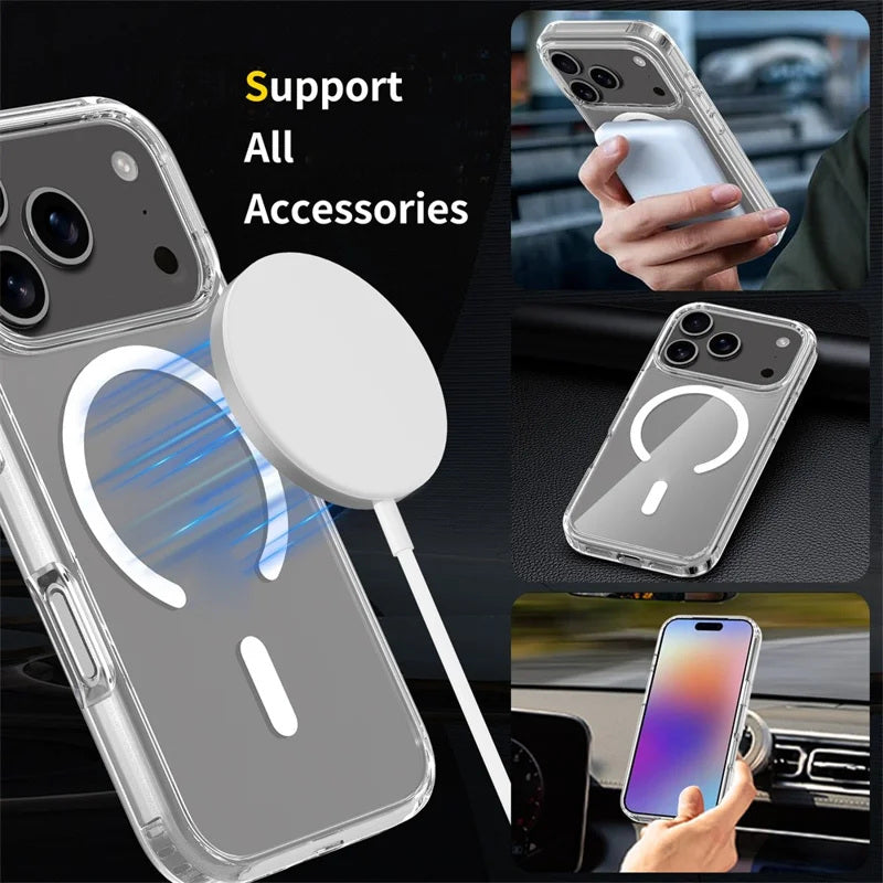 Coque magnétique MagSafe pour iPhone 17 Pro Max