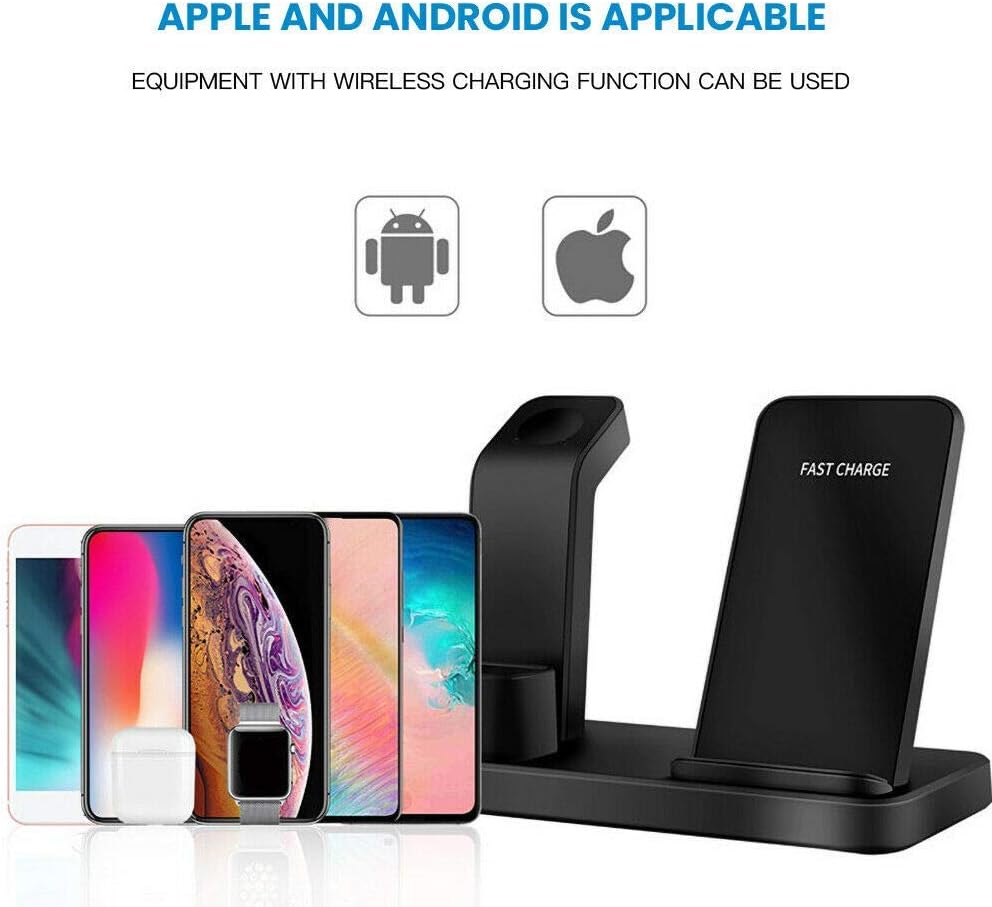 Station de support de chargeur sans fil magnétique 3 en 1