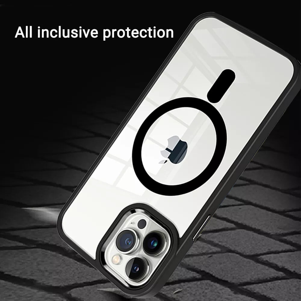 Transparent Hybrid MagSafe Case for iPhone 17