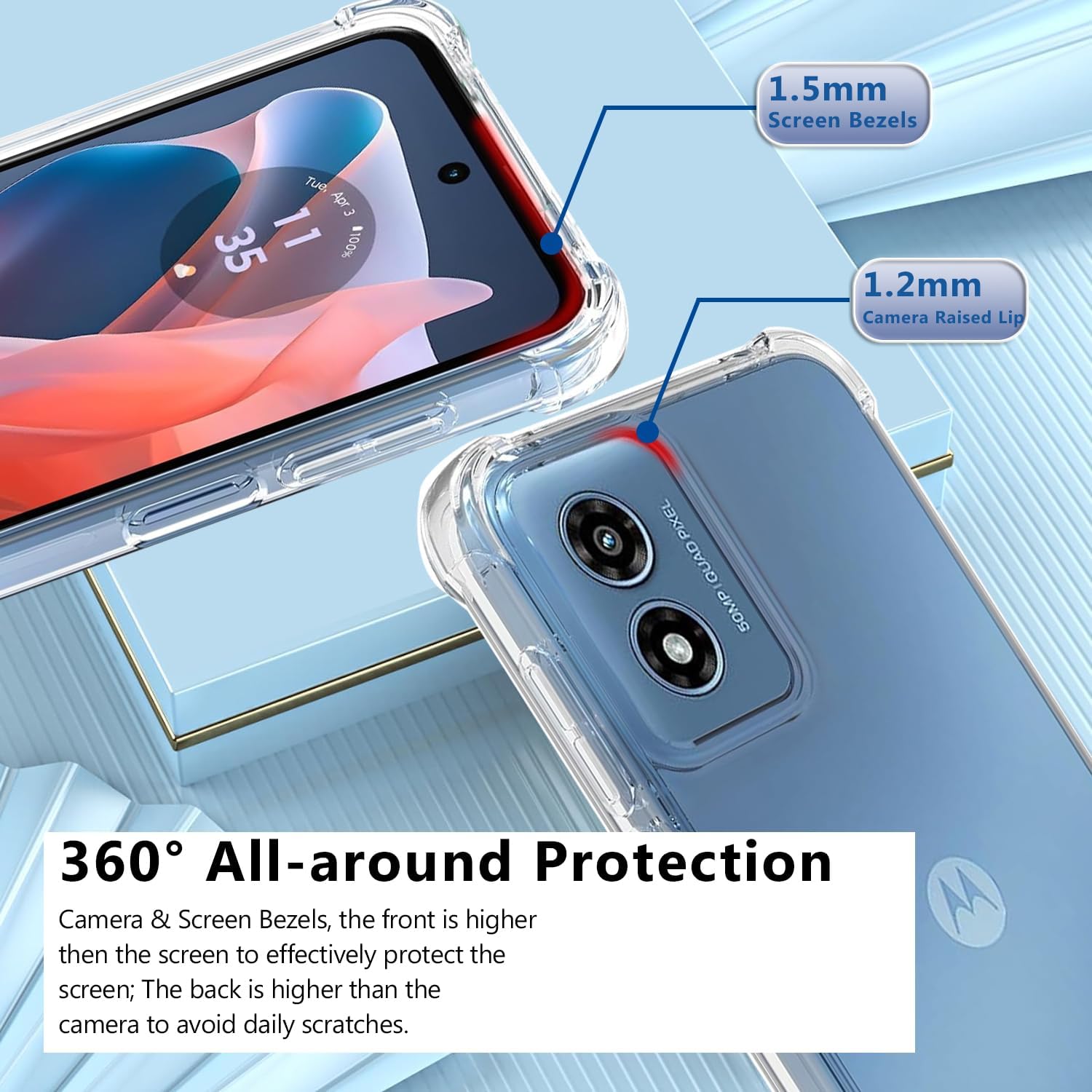 Coque souple en TPU pour Motorola Moto G 5G (2024)