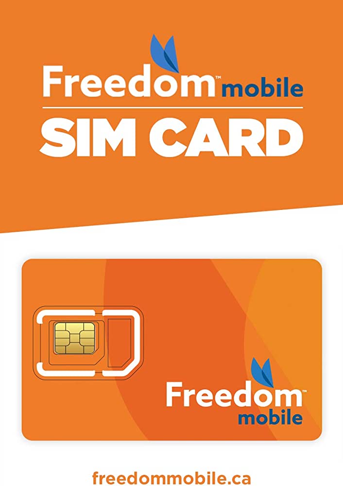 Carte multi-SIM prépayée Freedom Mobile CANADA 4G LTE