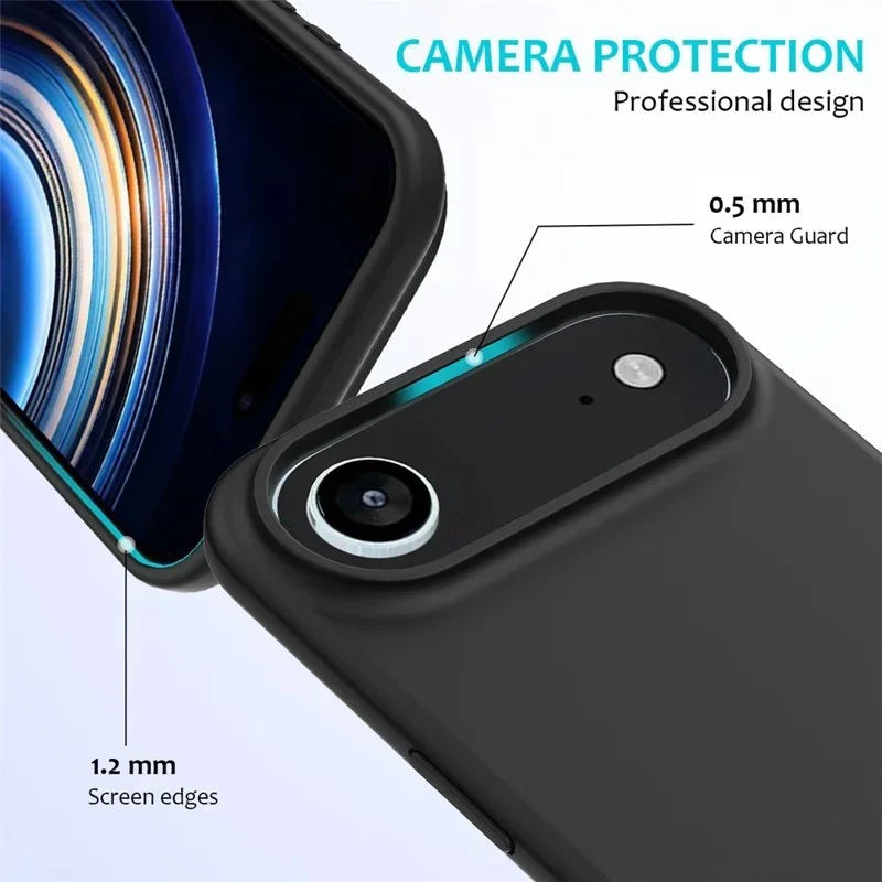 Coque en silicone liquide pour iPhone 17 Air