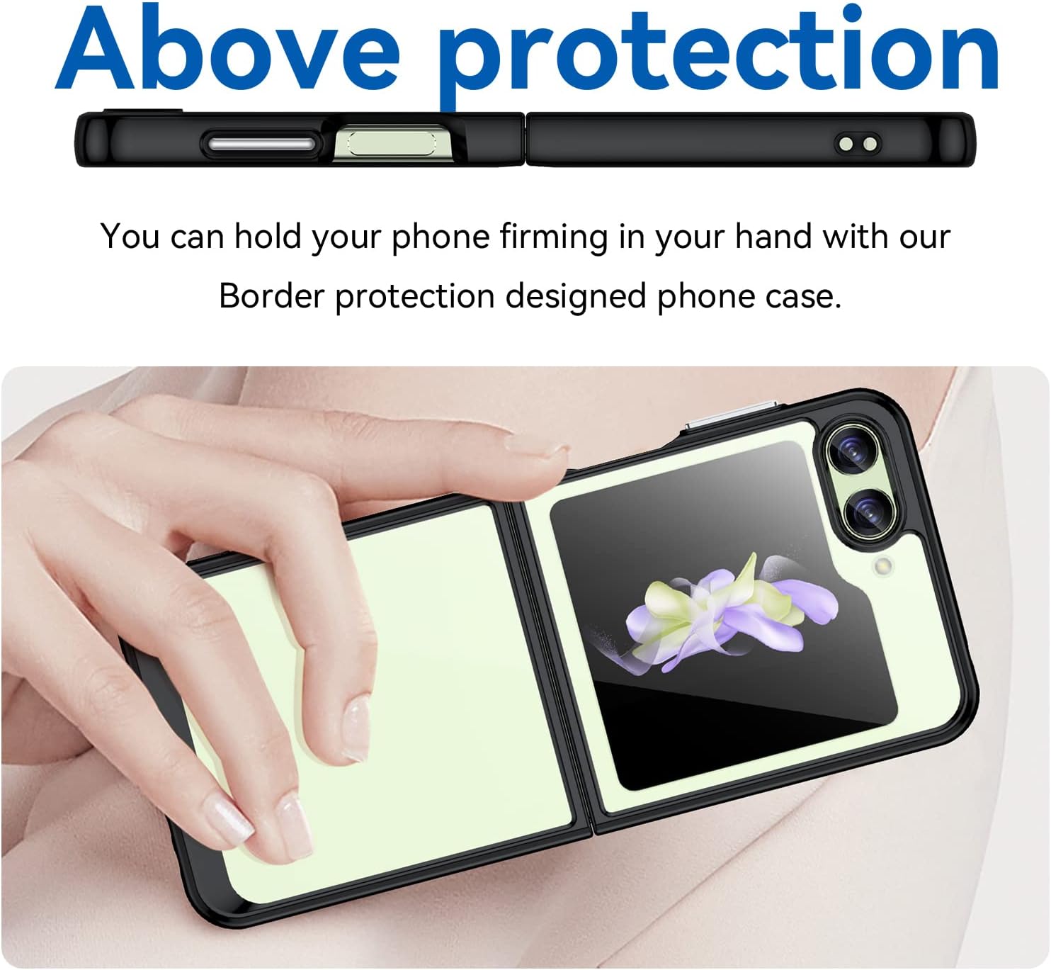 Coque mate translucide pour Samsung Galaxy Z Flip 6