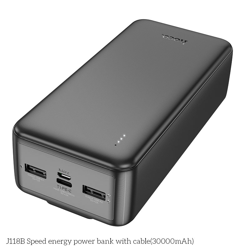 (30000mAh) Banque d'alimentation portable avec chargeur de batterie PD 20W QC3.0