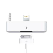 Connecteur adaptateur Lightning vers 30 broches avec prise audio 3,5 mm