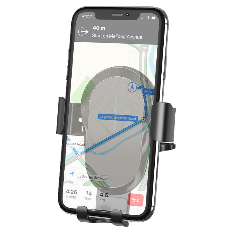 Support de téléphone portable de voiture de bâti de sortie d'évent de chargeur sans fil rapide