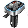 Adaptateur de chargeur de voiture double ports USB-C et QC3.0 USB-A (18 W) Transmetteur radio FM Bluetooth Adaptateur de chargeur de voiture double ports USB-C et QC3.0 USB-A (18 W) Transmetteur radio FM Bluetooth
