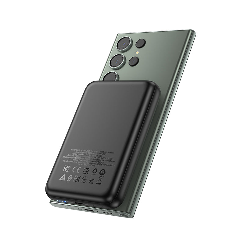 (10 000 mAh) Chargeur sans fil magnétique MagSafe Banque d'alimentation portable