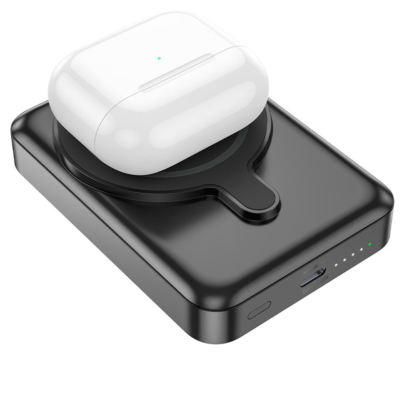 (10000mAh) Chargeur sans fil magnétique MagSafe Banque d'alimentation portable pour iPhone AirPods Apple Watch