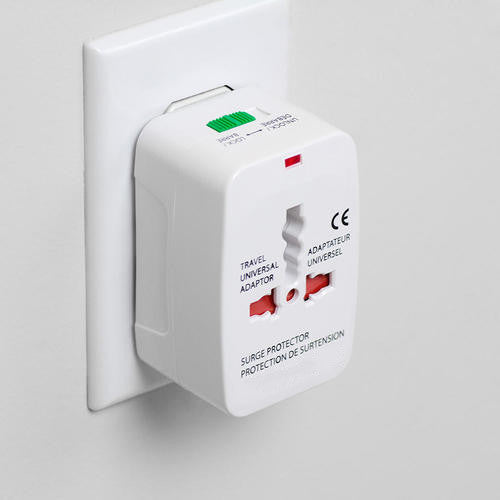 Adaptateur secteur de voyage universel avec chargeur mural (prise AU, US, UK, UE)