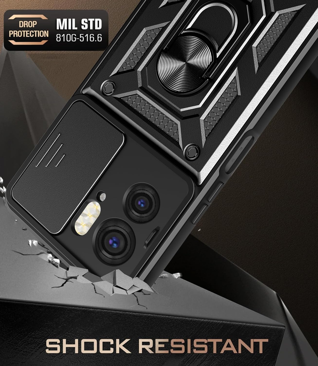 Coque hybride pour Motorola Moto Edge (2024)