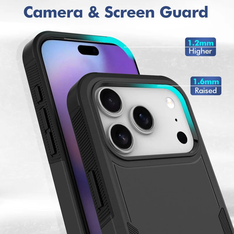 Coque hybride fine pour iPhone 17 Pro