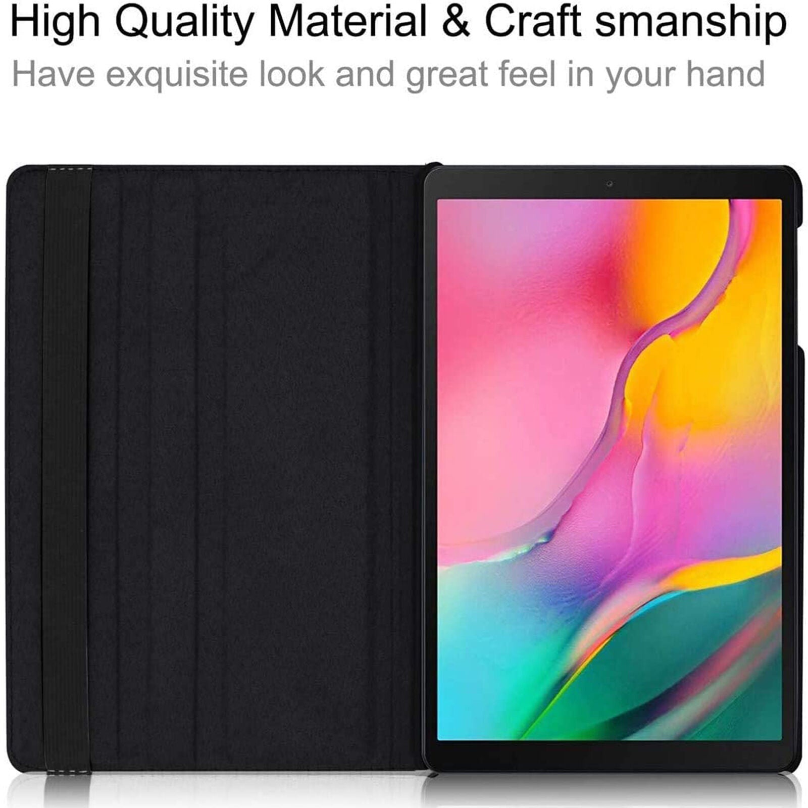 Étui folio rotatif pour tablette Samsung Tab S10 FE+ Plus 13,1