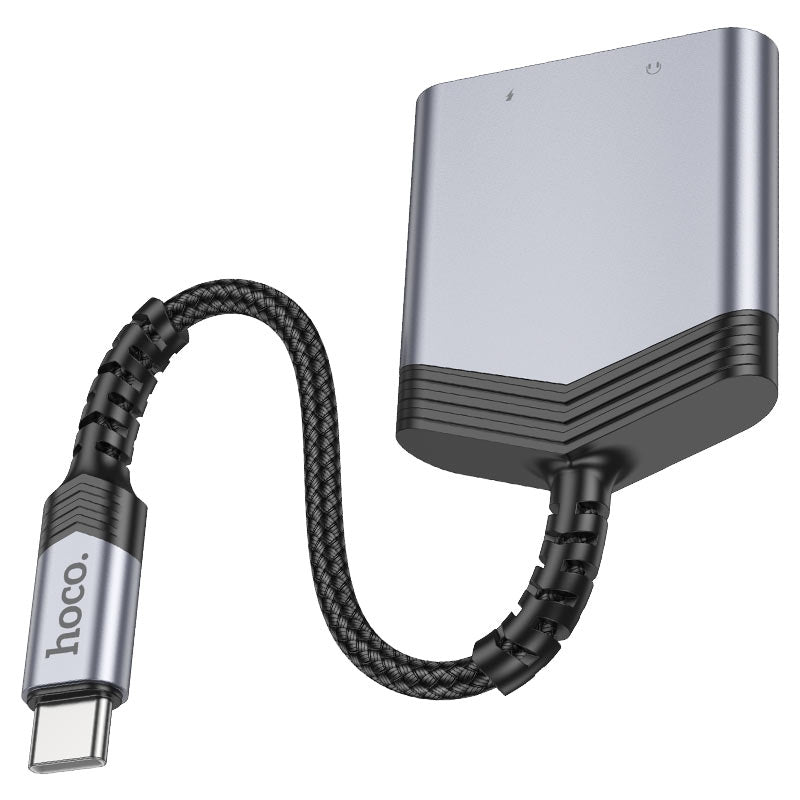 Adaptateur convertisseur audio 2 en 1 USB-C mâle vers 2x USB-C femelles