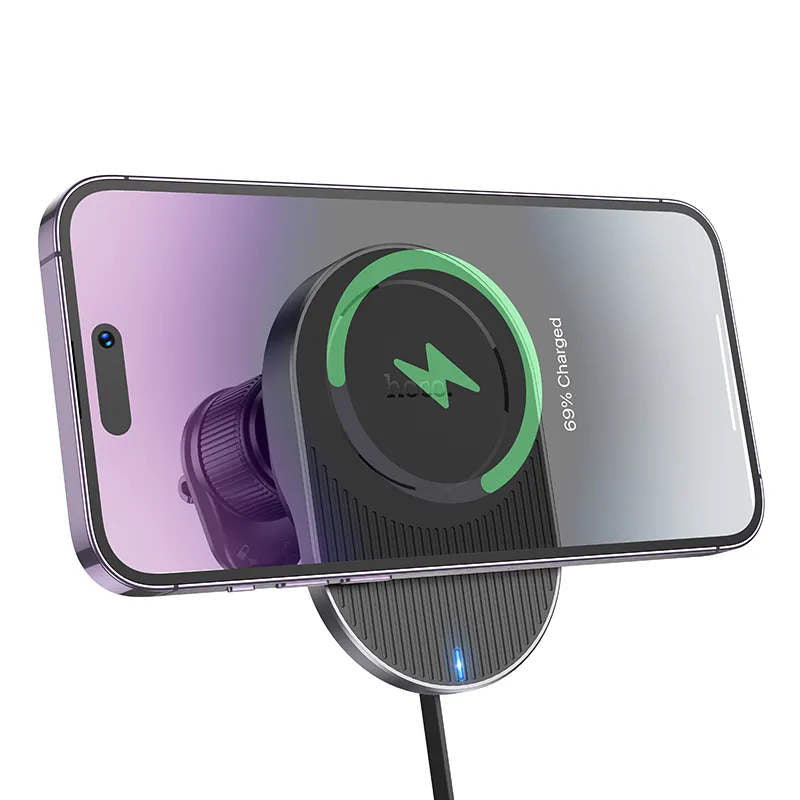 Support magnétique pour téléphone portable de voiture, chargeur sans fil magnétique Magsafe, support de sortie d'aération