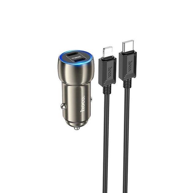 (40W) Dual USB-C / Type C Ports Fast Charging Car Charger Adapter