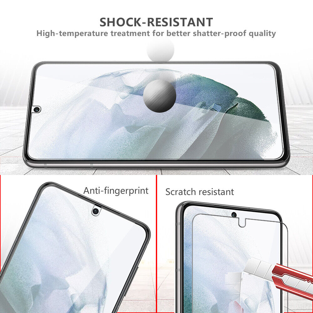 Lot de 2 protections d'écran en verre trempé pour Samsung Galaxy S24 Plus / S25 Plus / S25 Edge