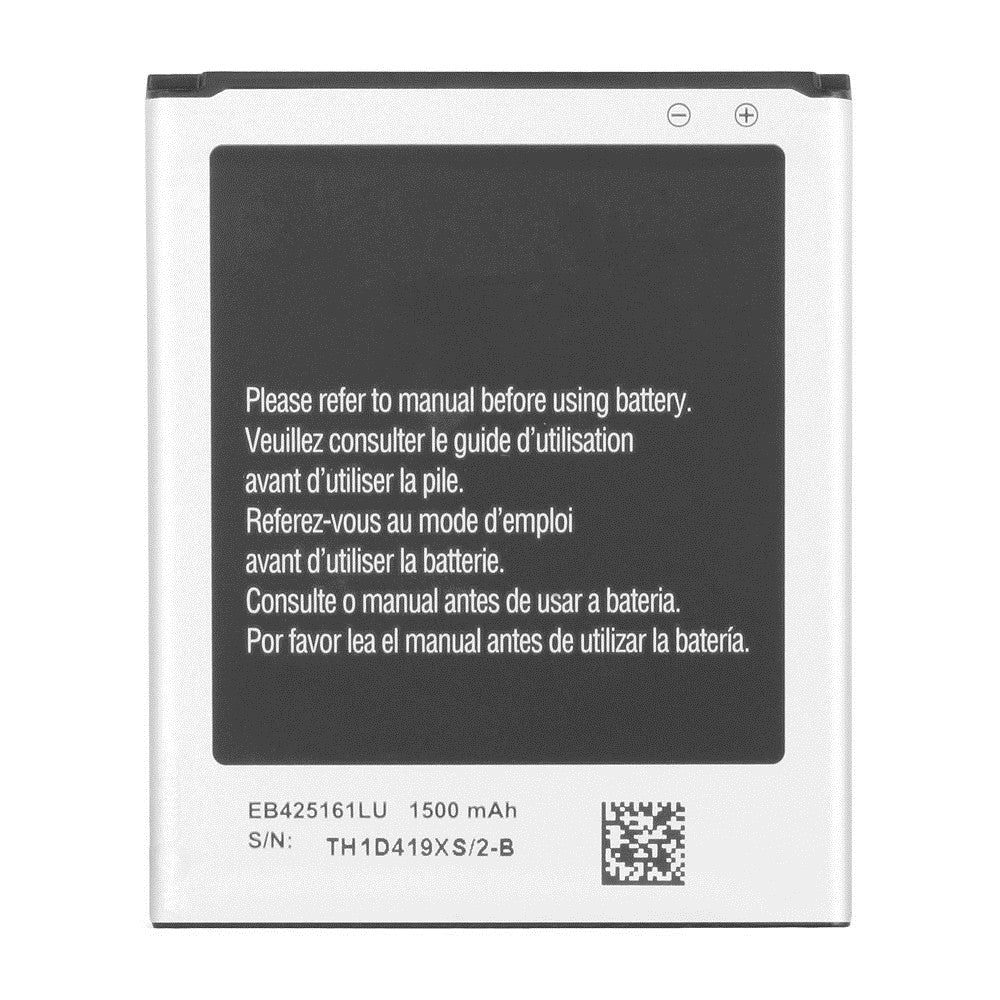 Batterie de remplacement pour Samsung Galaxy Ace 2X Duos/Exhibit S Duos 2 (S7560M)/S3 Mini (i8160), EB425161LU EB425161LA