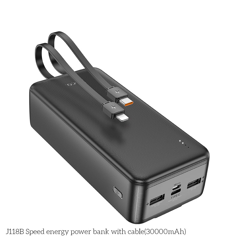 (30000mAh) Banque d'alimentation portable avec chargeur de batterie PD 20W QC3.0