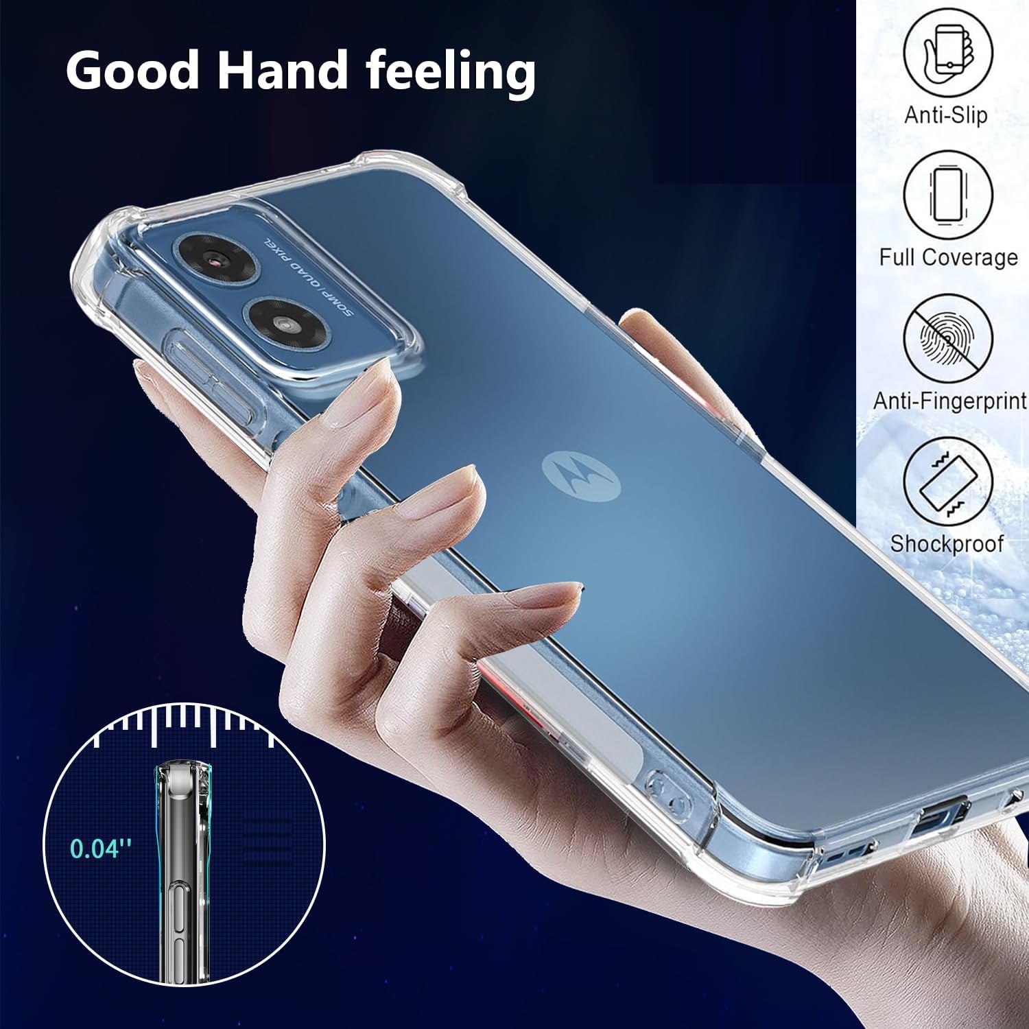 Coque souple en TPU pour Motorola Moto G 5G (2024)