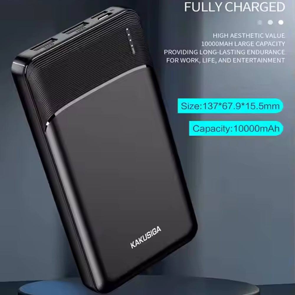 (10 000 mAh) Chargeur de batterie micro USB USB-C Banque d'alimentation portable