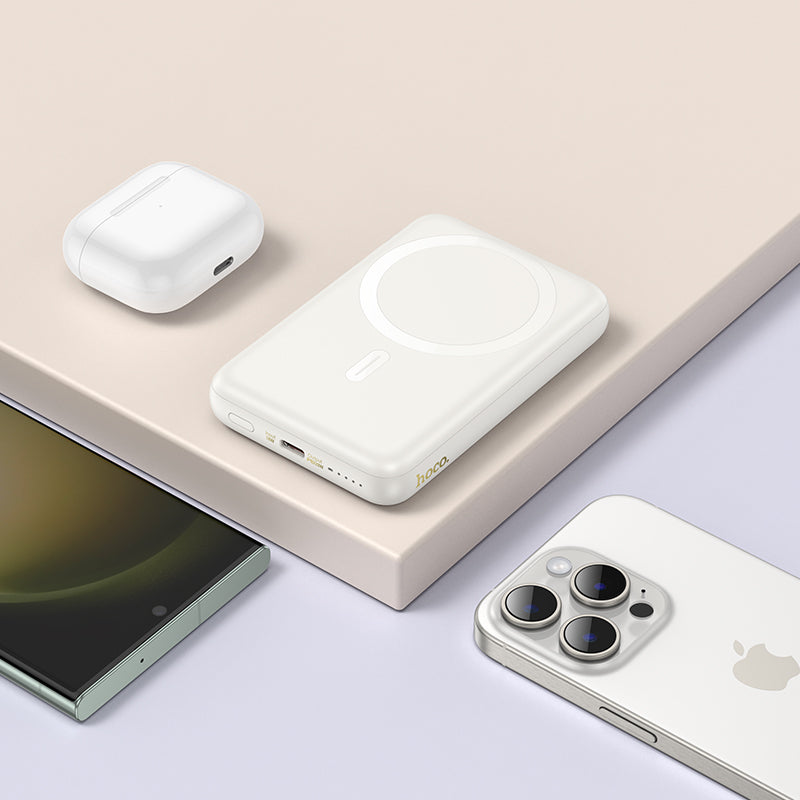 (10 000 mAh) Chargeur sans fil magnétique MagSafe Banque d'alimentation portable