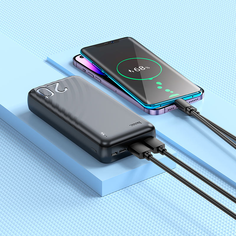 (20000mAh) PD 20W QC3.0 Micro USB USB-C Chargeur de batterie Banque d'alimentation portable