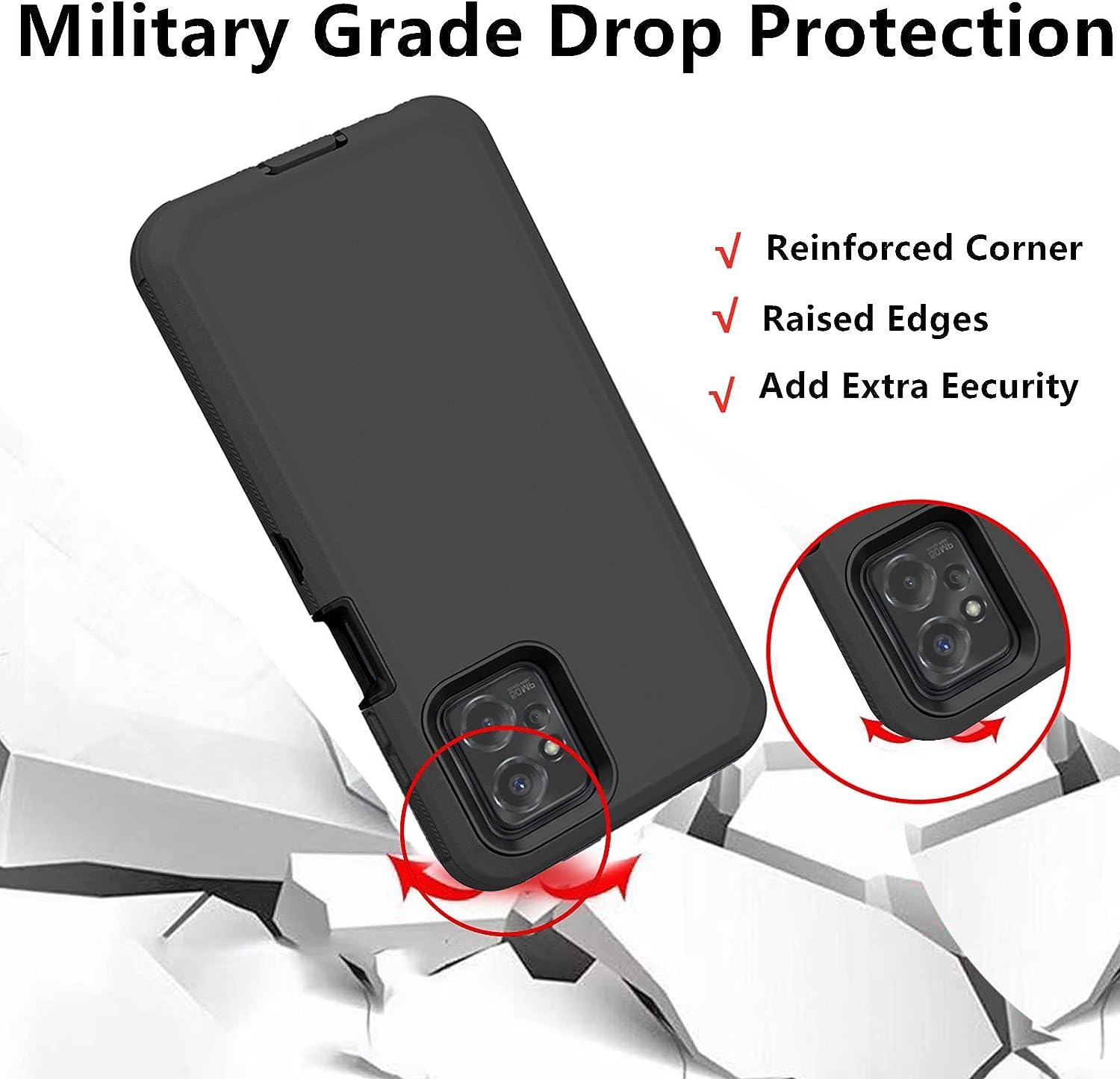 Coque Defender antichoc pour Motorola Moto G Play (2024)