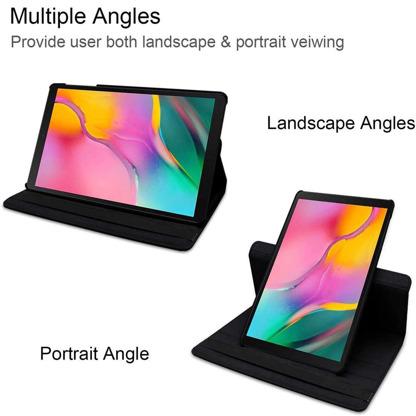 Étui folio rotatif pour tablette Samsung Tab S10 FE+ Plus 13,1