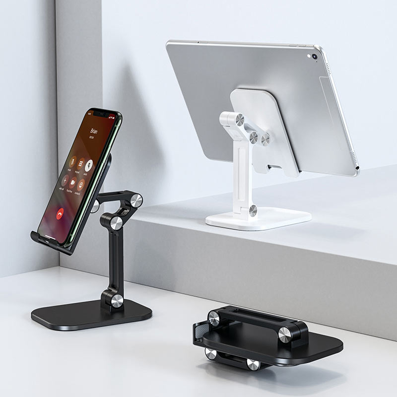 Support de bureau pliable pour tablette, support de téléphone