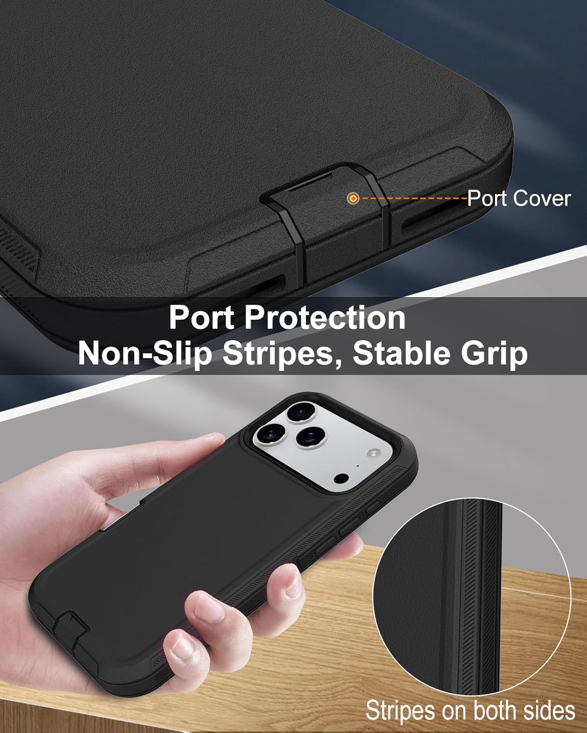 Shockproof Defender Case for iPhone 17 Pro