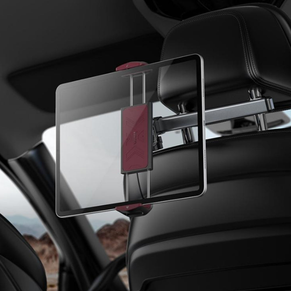 Support de fixation rotatif pour appui-tête de voiture, support de siège arrière