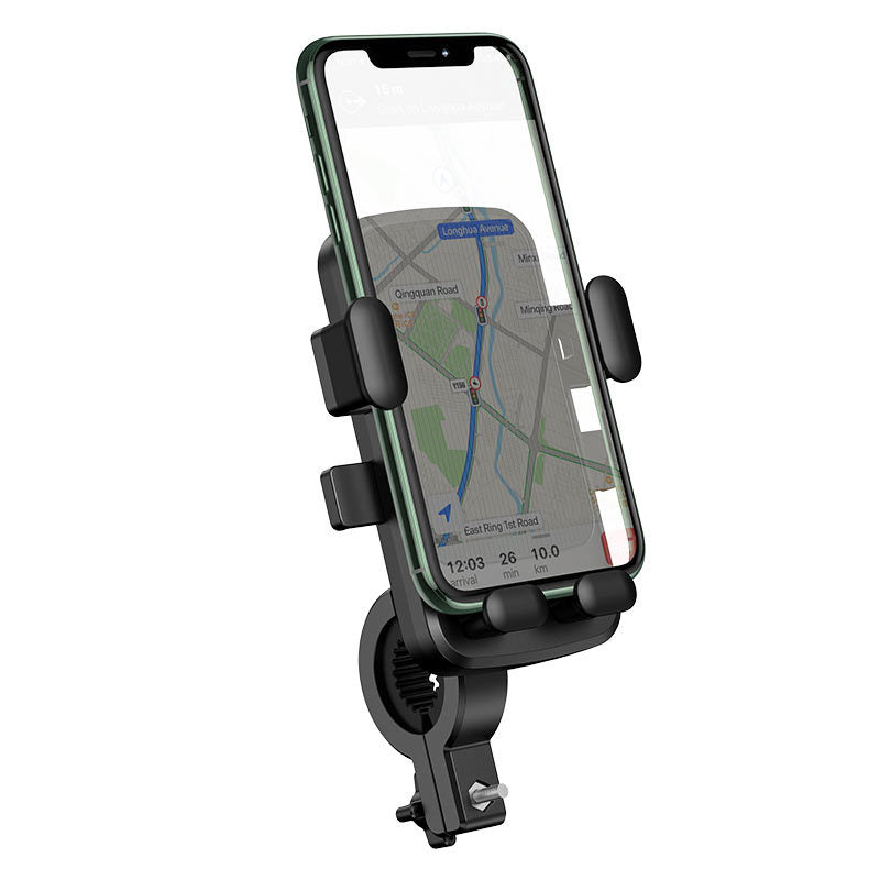 Support de téléphone portable à guidon réglable rotatif, pour moto, vélo, poussette