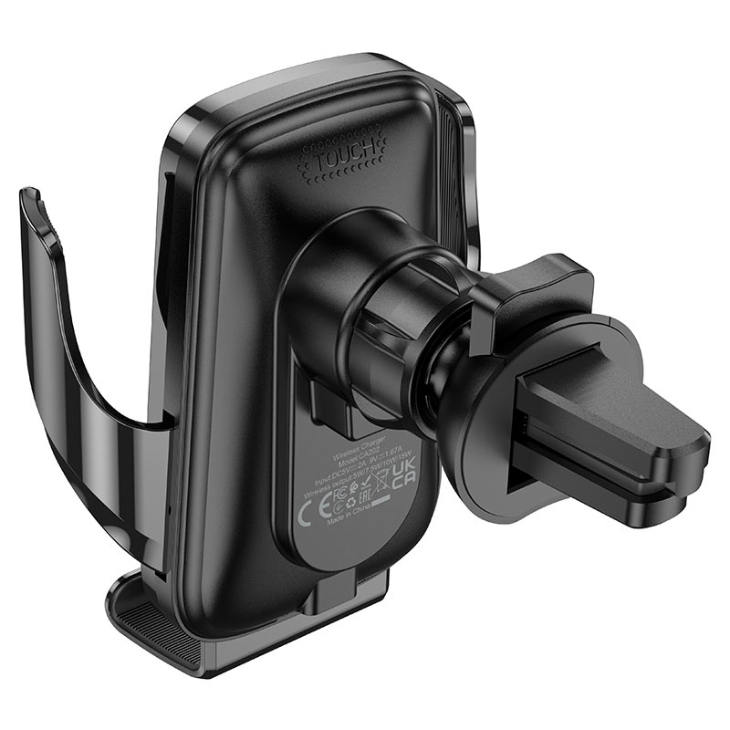 Support de téléphone portable de voiture de chargeur sans fil de bâti de sortie d'évent