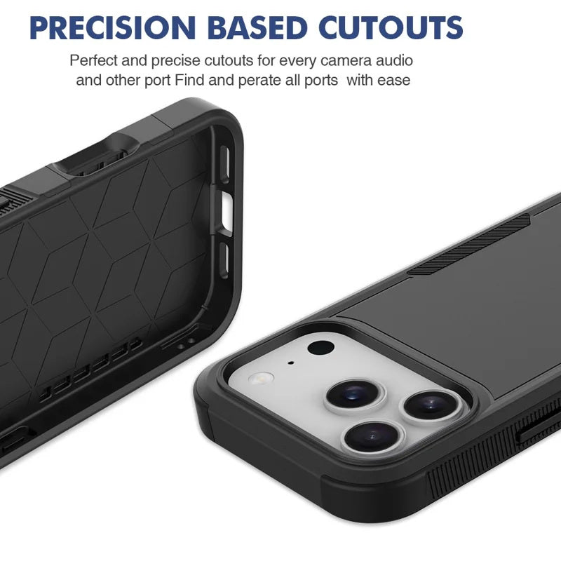 Coque hybride fine pour iPhone 17 Pro
