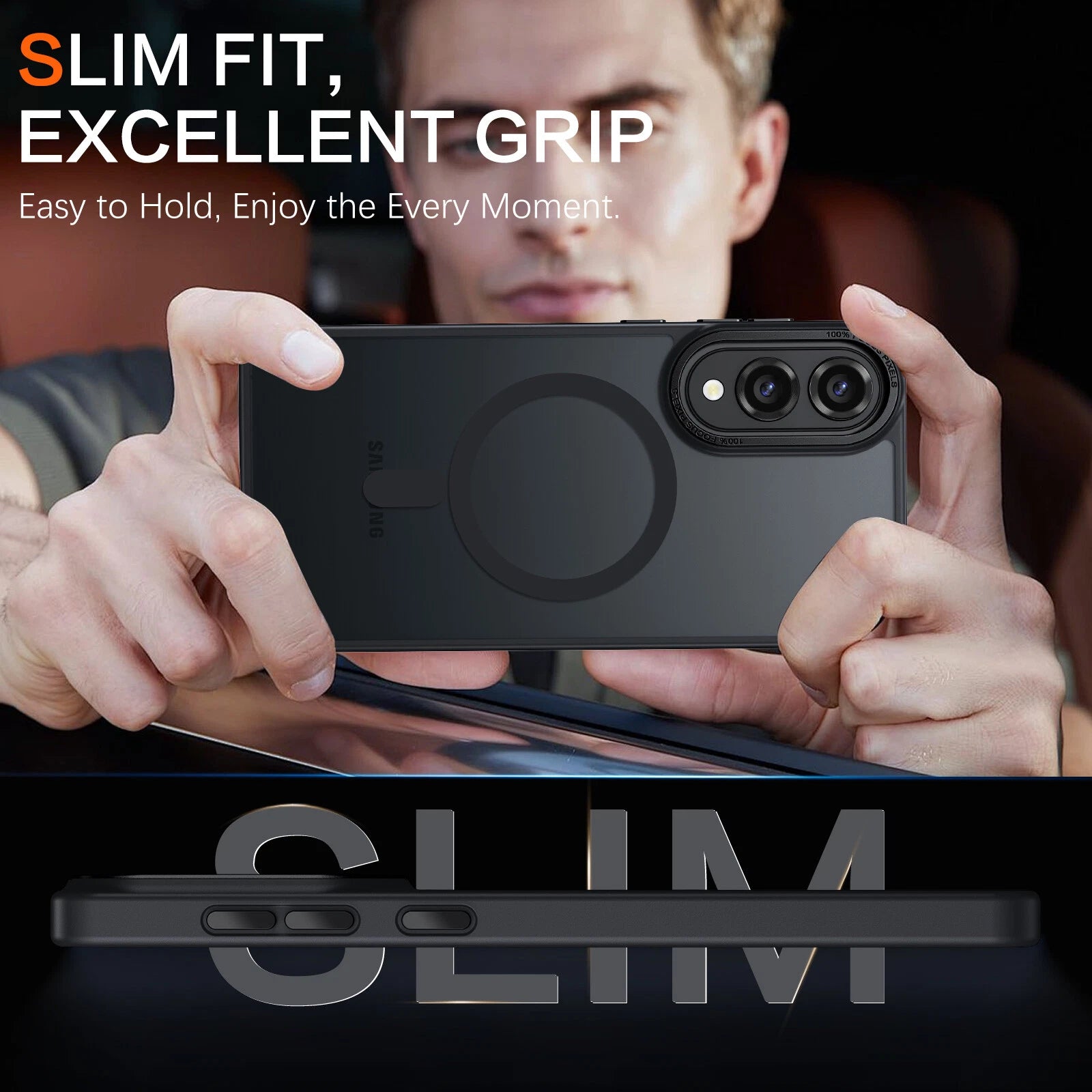 Matte Hybrid Magnetic MagSafe Case for Samsung Galaxy S25 Edge