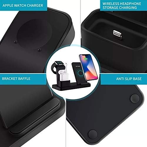 Station de support de chargeur sans fil magnétique 3 en 1