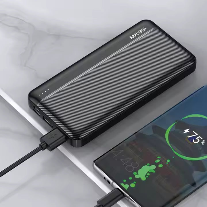 (10 000 mAh) Chargeur de batterie micro USB USB-C Banque d'alimentation portable