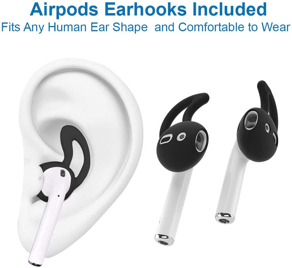 Étui en silicone 7 en 1 avec bracelet de montre en silicone pour AirPods 1 2 (1ère 2ème génération)